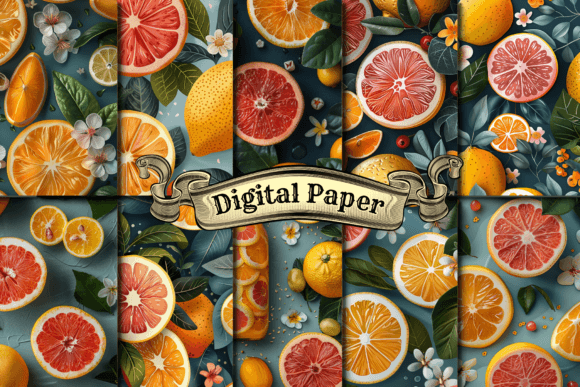 Download Lemon Digital Paper, Party Designs - Party Collection