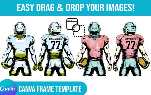 Download Custom American Football Canva Frame - Canva Collection